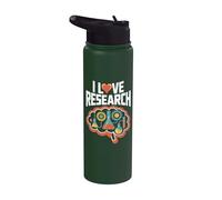 J'adore la recherche, la science et le design geek Stainless Steel Insulated Water Bottle