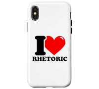 J'adore la rhétorique Coque pour iPhone X/XS