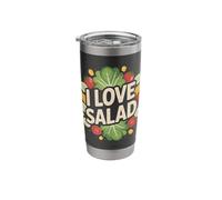 J'adore la salade Fresh Veggie Expression Gobelet isotherme en acier inoxydable double paroi