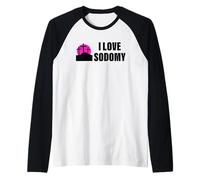 J'adore la sodomie Manche Raglan
