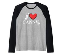 J'adore la Ville de Cannes, en France Manche Raglan