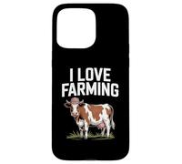 J'adore l'agriculture avec d'adorables vaches amusantes Coque pour iPhone 15 Pro Max