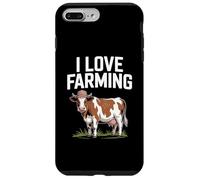 J'adore l'agriculture avec d'adorables vaches amusantes Coque pour iPhone 7 Plus/8 Plus