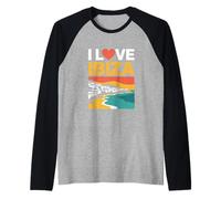 J'adore l'ambiance du Coucher de Soleil sur la côte d'Ibiza Manche Raglan