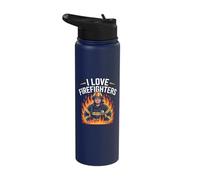 J'adore l'appréciation du héros courageux des pompiers Stainless Steel Insulated Water Bottle