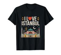 J'adore l'architecture de la Ligne d'horizon d'Istanbul T-Shirt Graphique avec Valeur