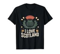 J'adore l'art du Chardon écossais T-Shirt Graphique avec Valeur