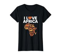 J'adore L'Aventure animalière en Afrique T-Shirt Graphique avec Valeur