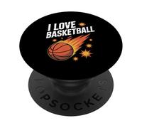 J'adore Le Basket Explosive Slam Dunk Passion PopSockets PopGrip Adhésif