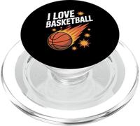 J'adore Le Basket Explosive Slam Dunk Passion PopSockets PopGrip pour MagSafe