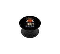 J'adore Le Basket mais Jésus Vient en Premier, Un chrétien drôle PopSockets PopGrip Adhésif