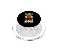 J'adore Le Basket mais Jésus Vient en Premier, Un chrétien drôle PopSockets PopGrip pour MagSafe