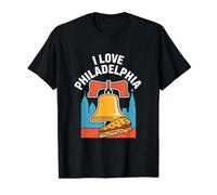 J'adore Le cheesesteak Liberty Bell de Philadelphie T-Shirt Graphique avec Valeur