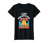 J'adore Le cheesesteak Liberty Bell de Philadelphie T-Shirt Graphique avec Valeur