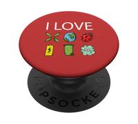 J'adore Le CO2 PopSockets PopGrip Adhésif