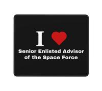 J'adore Le Conseiller Principal des sous-Officiers De La Force Spatiale Mousepad Petit Tapis De Souris Gaming Portable Tapis De Souris pour Travail Ordinateur Bureau 25X30Cm
