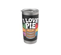 J'adore le délice des passionnés de tartes Gobelet isotherme en acier inoxydable double paroi