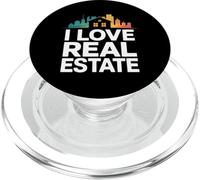 J'adore Le Design de la Ligne d'horizon Urbaine de l'immobilier PopSockets PopGrip pour MagSafe