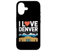 J'adore Le Design du Paysage Urbain et montagnard de Denver Coque pour iPhone 17