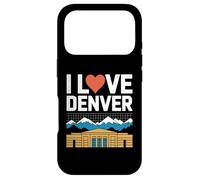 J'adore Le Design du Paysage Urbain et montagnard de Denver Coque pour iPhone 17 Pro