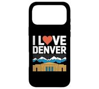 J'adore Le Design du Paysage Urbain et montagnard de Denver Coque pour iPhone 17 Pro Max