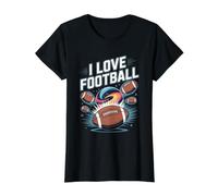 J'adore Le Football : Cosmic Touchdown Adventure T-Shirt Graphique avec Valeur