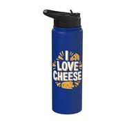 J'adore le fromage Stainless Steel Insulated Water Bottle