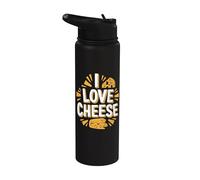 J'adore le fromage Stainless Steel Insulated Water Bottle