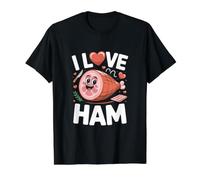 J'adore Le Jambon, Jolie et Adorable œuvre d'art sur la Viande T-Shirt Graphique avec Valeur
