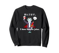 J'adore Le jus de Tomate. Vampire Dracula Monstre Halloween Sweatshirt