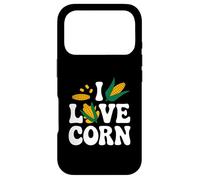 J'adore Le maïs, adorables Amateurs de maïs sucré Coque pour iPhone 17 Pro