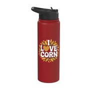 J'adore le maïs Stainless Steel Insulated Water Bottle