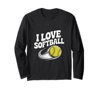J'adore le mouvement dynamique de Softball Passion Ball Manche Longue