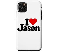 J'adore Le NOM DE Jason en Forme DE CŒUR sur Un T-Shirt Coque pour iPhone 11 Pro Max