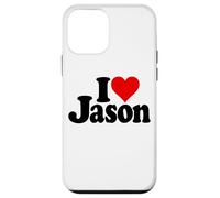 J'adore Le NOM DE Jason en Forme DE CŒUR sur Un T-Shirt Coque pour iPhone 12 Mini