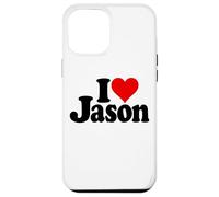 J'adore Le NOM DE Jason en Forme DE CŒUR sur Un T-Shirt Coque pour iPhone 12 Pro Max