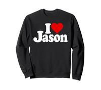 J'ADORE LE NOM DE JASON EN FORME DE CŒUR SUR UN T-SHIRT Sweatshirt