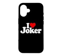 J'adore Le NOM ET Le SURNOM du Joker sur Un T-Shirt Coque pour iPhone 16