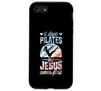 J'adore Le Pilates, mais Jésus Arrive en Premier, Un chrétien drôle Coque pour iPhone SE (2020) / 7/8