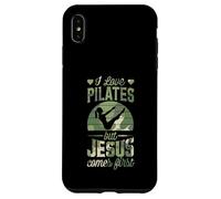 J'adore Le Pilates, mais Jésus Arrive en Premier, Un chrétien drôle Coque pour iPhone XS Max