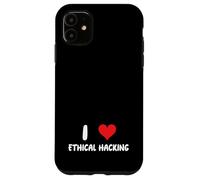 J'adore Le piratage éthique - Heart - Hack Hacker IT Tech Coding Coque pour iPhone 11