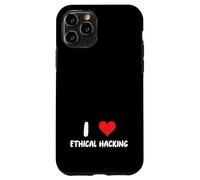 J'adore Le piratage éthique - Heart - Hack Hacker IT Tech Coding Coque pour iPhone 11 Pro