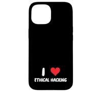 J'adore Le piratage éthique - Heart - Hack Hacker IT Tech Coding Coque pour iPhone 15