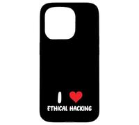 J'adore Le piratage éthique - Heart - Hack Hacker IT Tech Coding Coque pour iPhone 15 Pro
