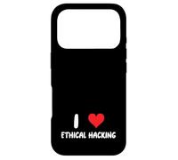 J'adore Le piratage éthique - Heart - Hack Hacker IT Tech Coding Coque pour iPhone 17 Pro