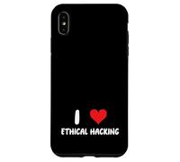 J'adore Le piratage éthique - Heart - Hack Hacker IT Tech Coding Coque pour iPhone XS Max