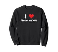 J'adore Le piratage éthique - Heart - Hack Hacker IT Tech Coding Sweatshirt