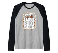 J'adore Le Plaisir des Amateurs de Root Beer Manche Raglan
