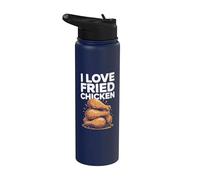 J'adore le poulet frit Stainless Steel Insulated Water Bottle