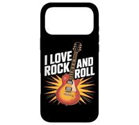 J'adore Le Rock and Roll Guitar Burst Coque pour iPhone 17 Pro Max
